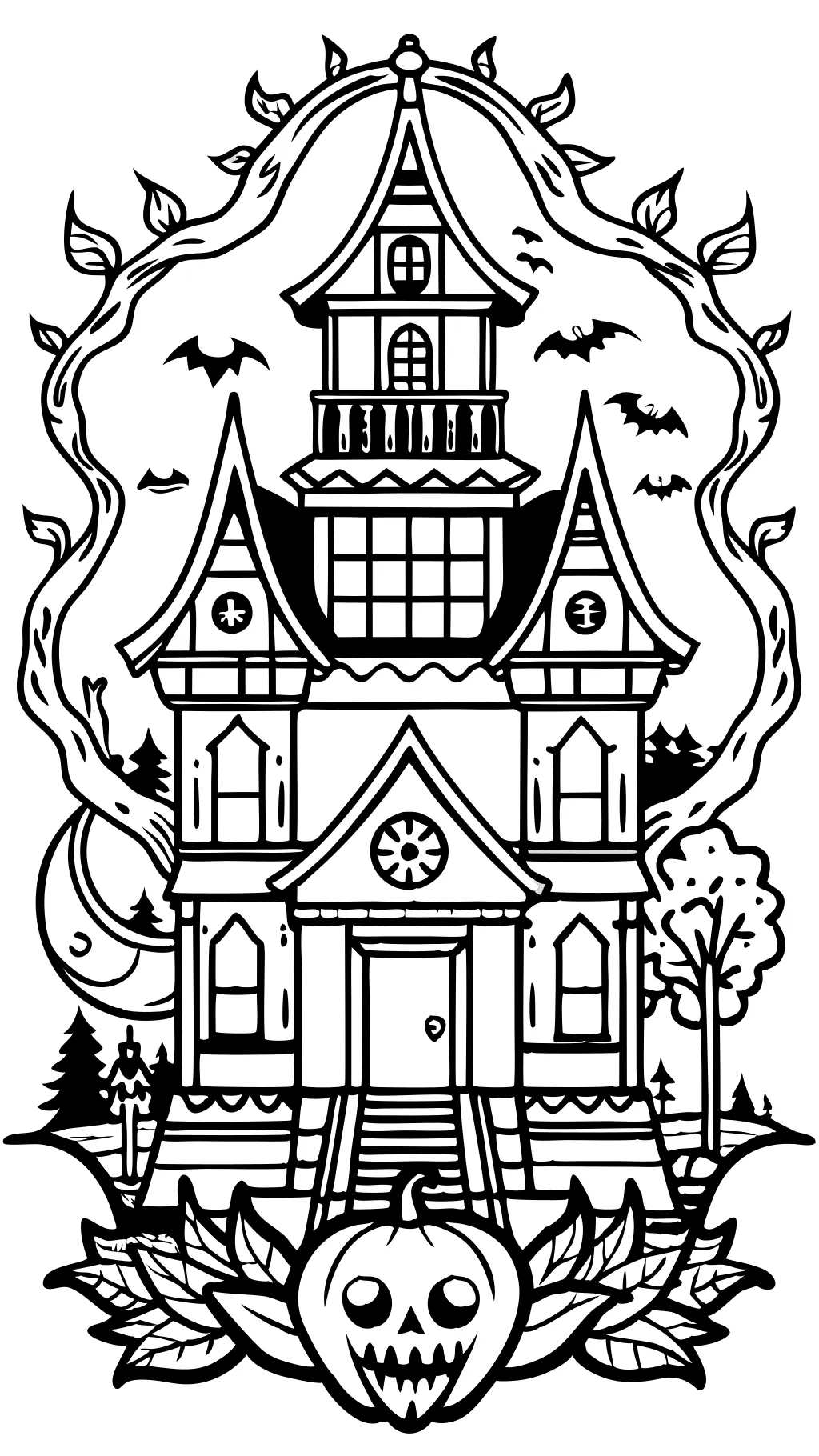 horror coloring pages for adults